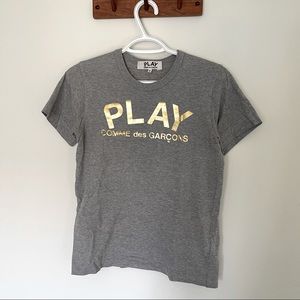 100% Authentic Play Comme Des Garcon logo t-shirt size S